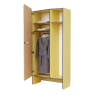 Шкаф для верхней одежды персонала во входную группу из коллекции мебели «НЕГА» (желтый) - «globural.ru» - Чайковский