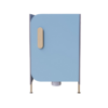 Гигиеническая кабинка из коллекции «НЕГА» (цвет голубой) - «globural.ru» - Чайковский
