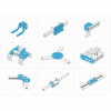 Ресурсный набор Bracket Robot Pack-Blue - «globural.ru» - Чайковский