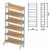  Стеллаж на металлокаркасе односторонний - «globural.ru» - Чайковский