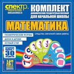Комплект динамических раздаточных пособий - Математика (веера) Устный счет, доли и дроби, геометрические фигуры - «globural.ru» - Чайковский