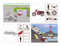 Комплект сенсомоторных дидактических материалов "Авто-1.02" - «globural.ru» - Чайковский