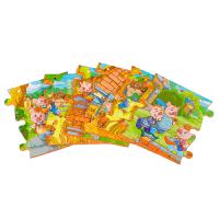 Пазлы Книжка "Три поросенка" - «globural.ru» - Чайковский