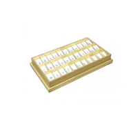 Английский алфавит на пластиковых табличках. Синий. Печатные буквы. 20/20 штук - «globural.ru» - Чайковский