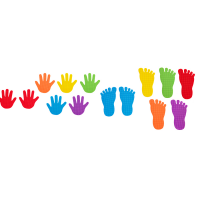 Набор следов "Отпечатки рук и ног" - «globural.ru» - Чайковский