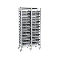 Стеллаж мобильный 2-х секционный для учебных наборов и цифровых лабораторных комплексов SenseDisc - «globural.ru» - Чайковский