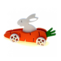 Каталка "Заяц Морковка"   - «globural.ru» - Чайковский
