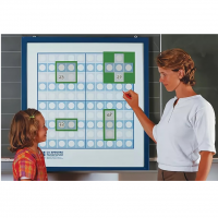 Магнитный плакат "Сотенный квадрат". (Серия "От 1 до 100") с методическими рекомендациями - «globural.ru» - Чайковский