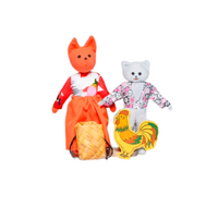 Набор шагающих кукол к сказке "Кот, Петух и Лиса" - «globural.ru» - Чайковский