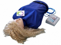 Тренажер-манекен "Ирина" (голова, торс) для отработки приемов сердечно-легочной реанимации (контроллер + тестовые режимы + светозвуковой индикатор) - «globural.ru» - Чайковский