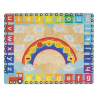 Дидактический ковёр-пазл для обучения английскому языку «Пазл пол — Радуга» - «globural.ru» - Чайковский