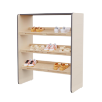 Полка для обуви во входную группу из коллекции мебели «НЕГА» (цвет бежевый) - «globural.ru» - Чайковский