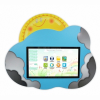 Профессиональный сенсорный настенный игровой комплекс "Говорящее облачко" - «globural.ru» - Чайковский