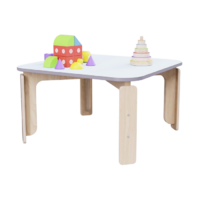 Квадратный растущий стол из коллекции «НЕГА» р.гр. 0-1 (цвет голубой) - «globural.ru» - Чайковский