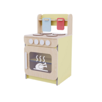 Плита с духовым шкафом из коллекции «НЕГА» (желтый) - «globural.ru» - Чайковский