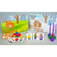 Игровой набор Фребеля "Заюшкина избушка" (серия "Сказочный мир". Выпуск 1) - «globural.ru» - Чайковский