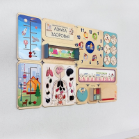 Дидактическая настенная панель «Азбука здоровья» - «globural.ru» - Чайковский