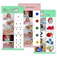 Комплект карточек (10) "Обучающий калейдоскоп для ДО. Познание. Мой день" - «globural.ru» - Чайковский