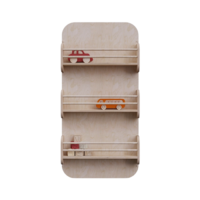 Настенная полка с тремя уровнями из коллекции «НЕГА» - «globural.ru» - Чайковский