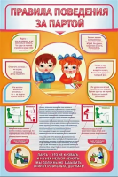 Стенд "Правила поведения за партой" - «globural.ru» - Чайковский