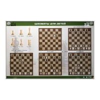 Электрифицированный стенд "Шахматы для детей" - «globural.ru» - Чайковский