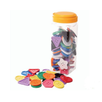 Игра на сенсомоторное развитие "Большие цветные пуговицы" - «globural.ru» - Чайковский