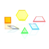 Игра на сенсомоторное развитие "Прозрачные геометрические фигуры" - «globural.ru» - Чайковский