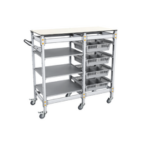 Тележка 2-х секционная для учебных наборов и цифровых лабораторных комплексов SenseDisc - «globural.ru» - Чайковский