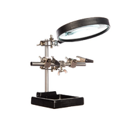 Держатель третья рука с лупой - «globural.ru» - Чайковский