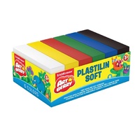 Пластилин мягкий Artberry 6 цветов/300 г, картонный поддон - «globural.ru» - Чайковский