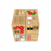 Набор кубиков-бизибордов «Мои друзья» - «globural.ru» - Чайковский