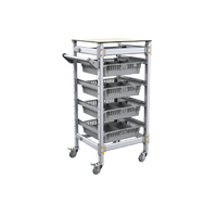 Тележка 1-секционная для учебных наборов и цифровых лабораторных комплексов SenseDisc - «globural.ru» - Чайковский