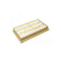 Английский алфавит на пластиковых табличках. Красный. Печатные буквы. 20/20 штук - «globural.ru» - Чайковский