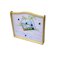 Двухсторонняя панель для игровых зон "Зеркальная и магнитно-маркерная доска" - «globural.ru» - Чайковский