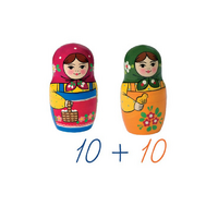Счетный материал на магнитах "Матрешки". - «globural.ru» - Чайковский