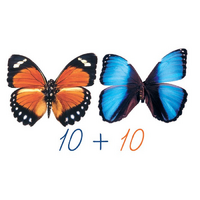 Счетный материал на магнитах "Бабочки-1". - «globural.ru» - Чайковский