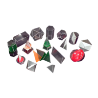 Набор прозрачных геометрических тел с сечениями (разборный) - «globural.ru» - Чайковский