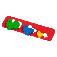 Рамка-вкладыш "Фигурки животных Куры" - «globural.ru» - Чайковский