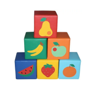 Комплект кубиков "Фрукты" (ВИК) - «globural.ru» - Чайковский