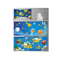 Стенд для сюжетно-ролевых игр 2-х сторонний (пиратские острова, космос) - «globural.ru» - Чайковский