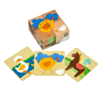 Деревянные кубики "Ферма" - «globural.ru» - Чайковский