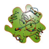 Игровая система "Орнамент с бусинами" (настенная) - «globural.ru» - Чайковский