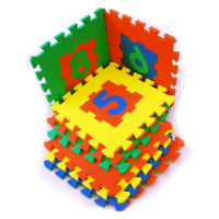 Коврик Цифры (28х28см 10 штук) - «globural.ru» - Чайковский