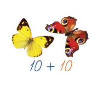 Счетный материал на магнитах "Бабочки-2". - «globural.ru» - Чайковский