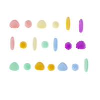 Игра на сенсомоторное развитие «Радужные Камешки» прозрачные - «globural.ru» - Чайковский