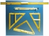 Комплект линеек для школьной доски + доска крепежная - «globural.ru» - Чайковский