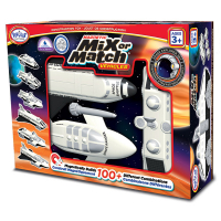 Магнитный конструктор Транспорт "Смешай и собери". Серия Космос   Стартовый набор - «globural.ru» - Чайковский