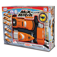 Магнитный конструктор Транспорт "Смешай и собери". Серия Гонка   Стартовый набор - «globural.ru» - Чайковский