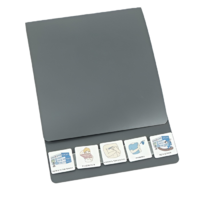 Коммуникативная книга с карточками PECS/ПЭКС (Большая, цвет серый) - «globural.ru» - Чайковский