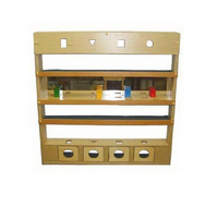 Настенный модуль с объемными телами и зеркалами 70 *10 *70 см - «globural.ru» - Чайковский